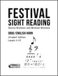 Festival Sight Reading: Oboe / English Horn P.O.D. cover